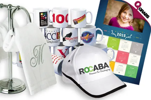 From QR15, Turn Calendars, Mugs, Caps, Towels OR Robes into Unique Printed Pieces from Embroidme! (Up to QR65 Value)